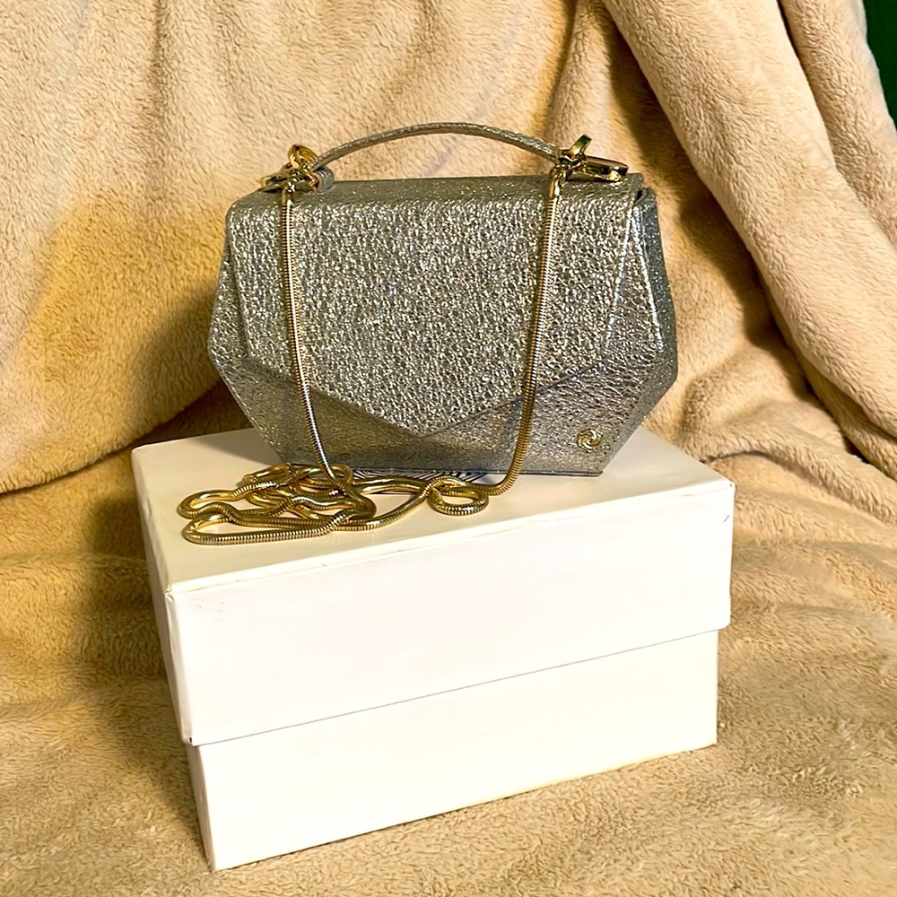 WARP Hexella silver clutch